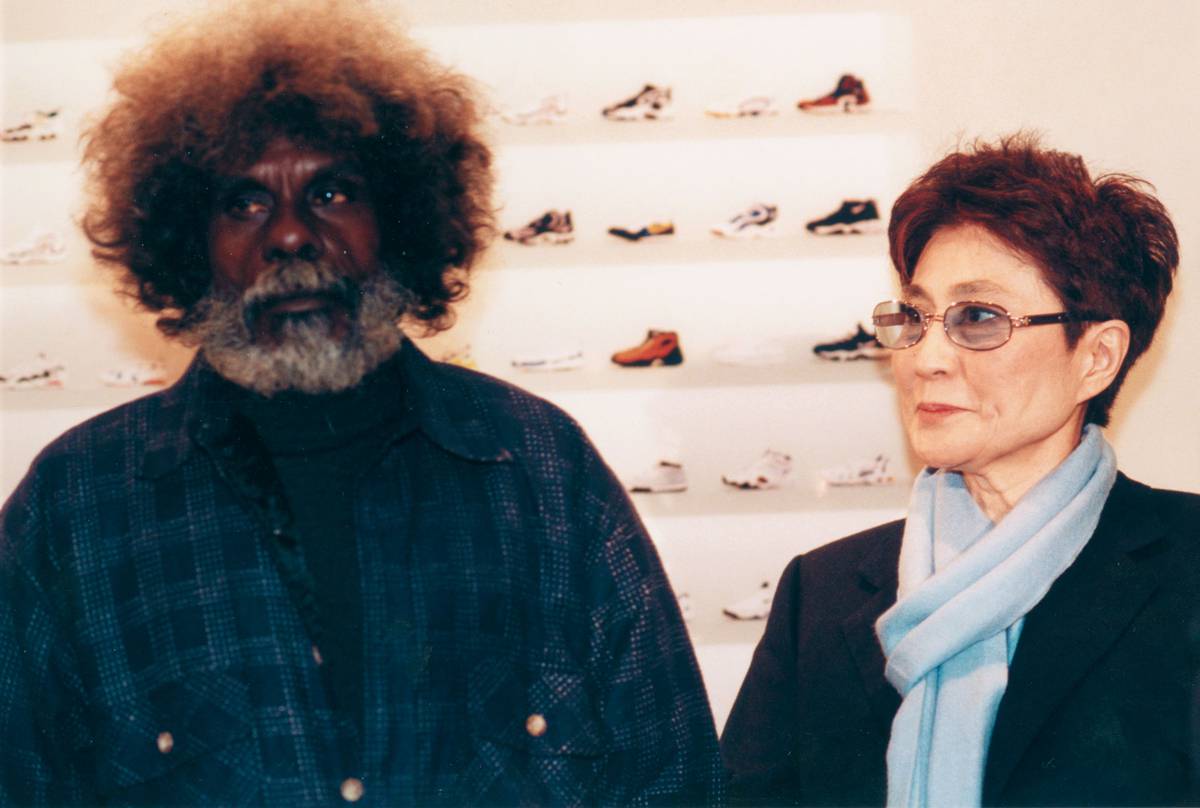 John Mawurndjul and Yoko Ono